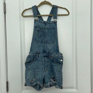 Denim overalls